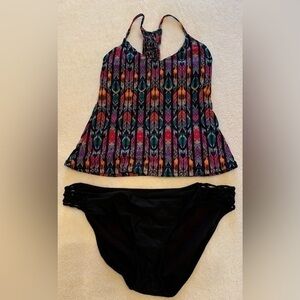 Raisins Aqua Swimwear Set Sz Mtop/Sz XLbottom